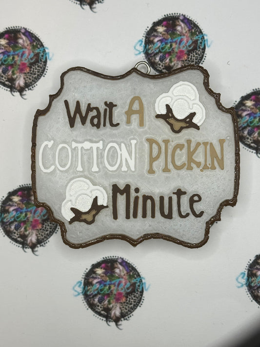 Wait A Cotton Pickin' Minute