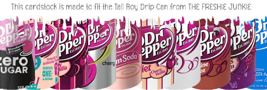 Tall Boy Drip Can Cardstock